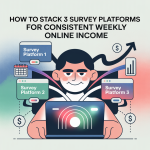 How to Stack 3 Survey Platforms for Consistent Weekly Online Income