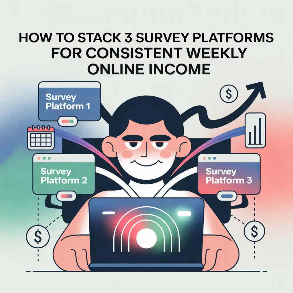 How to Stack 3 Survey Platforms for Consistent Weekly Online Income